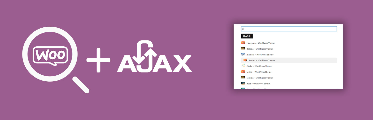 Ajax Product Search for WooCommerce