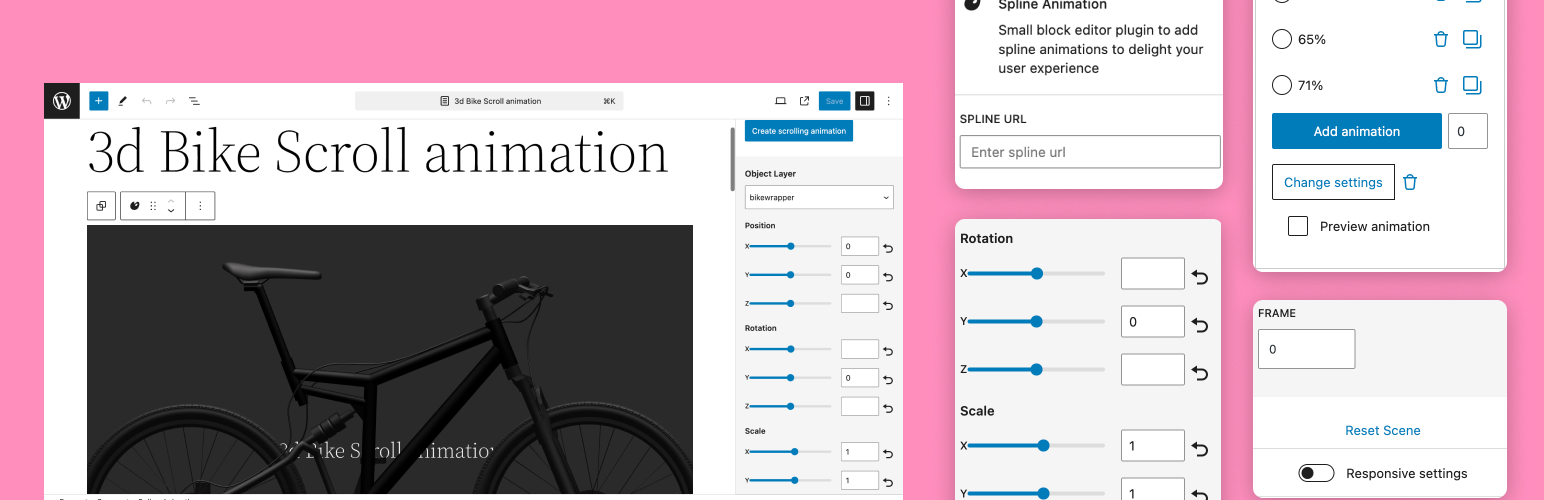 AKDev Spline animation – Delight your users experience with 3d scroll animations.