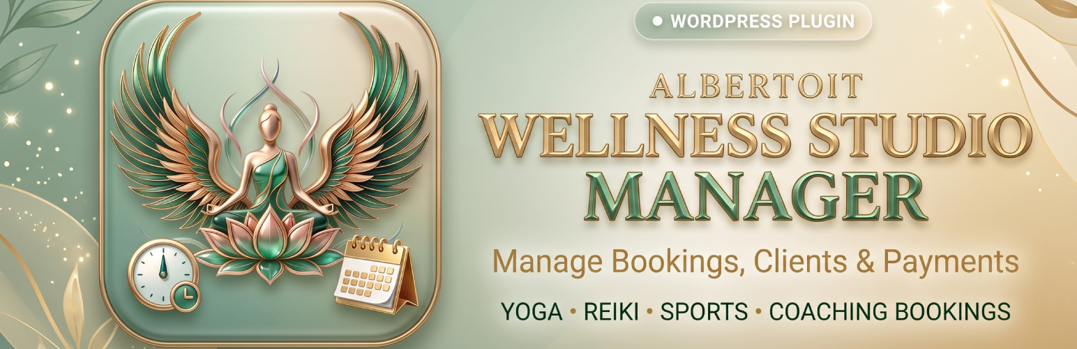 AlbertoIT Wellness Studio Manager – Yoga, Reiki, Sports &amp; Coaching Bookings