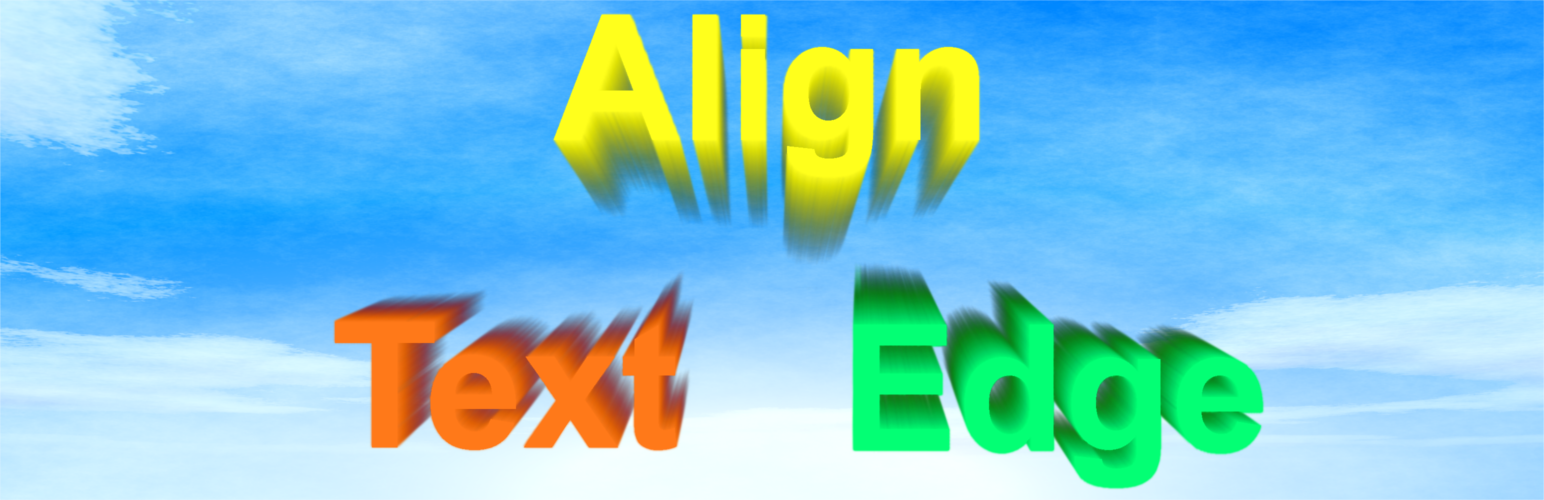 Align Text Edge
