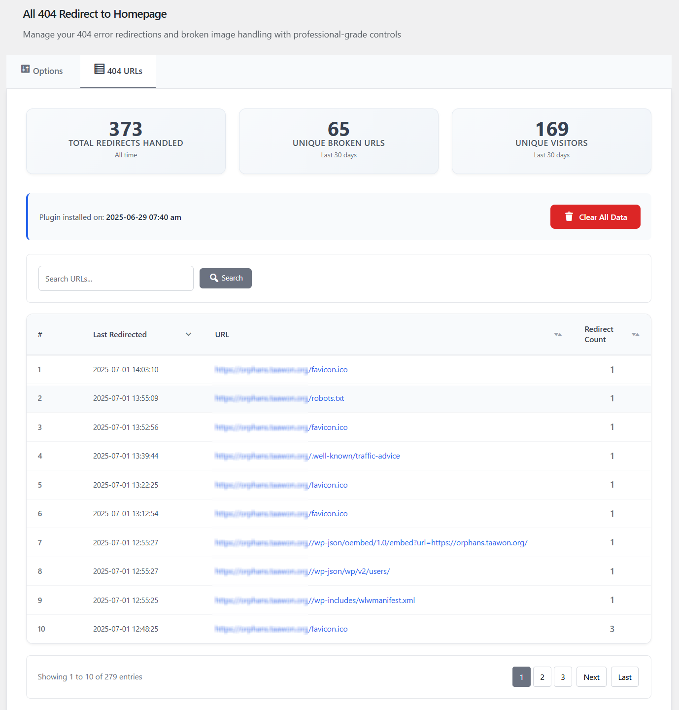All 404 Redirect to Homepage