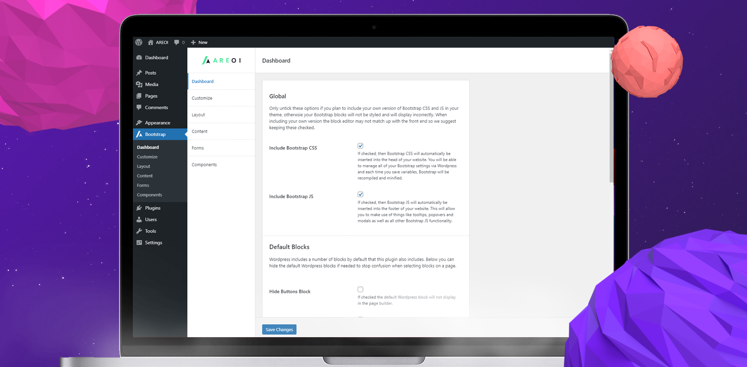 Automatically include Bootstrap or include your own version