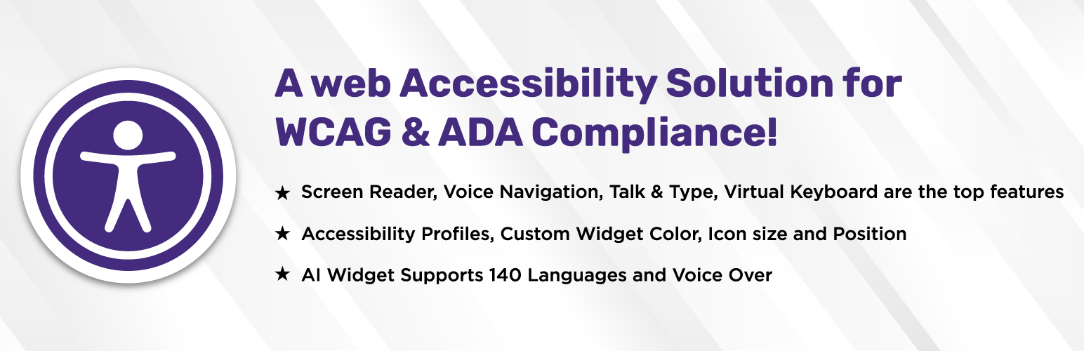 WordPress 外掛 All in One Accessibility 的封面圖片。