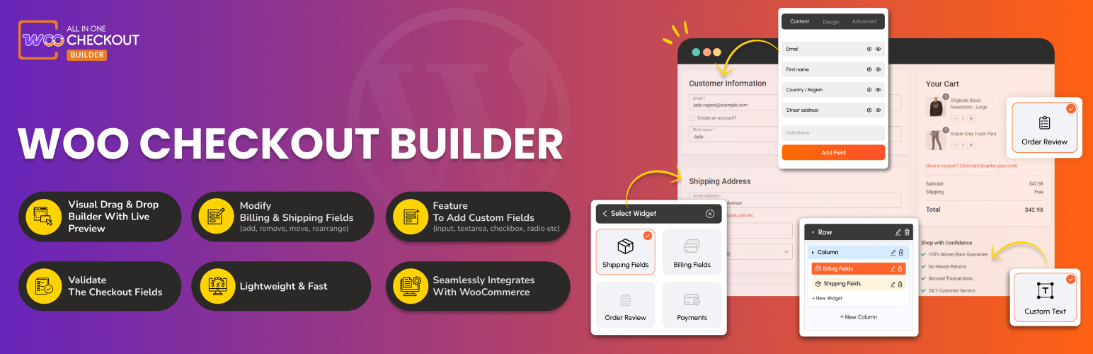 All in one checkout page builder for woocommerce