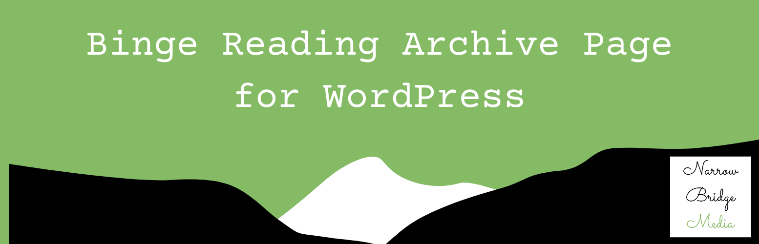 WordPress 外掛 Binge Reading Archive Page 的封面圖片。