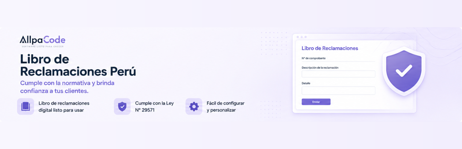 AllpaCode Gestión de Reclamos Perú
