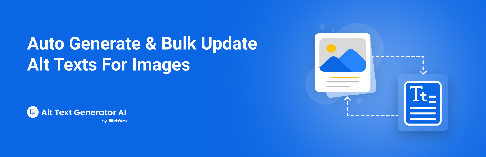 Alt Text Generator AI – Auto Generate & Bulk Update Alt Texts For Images