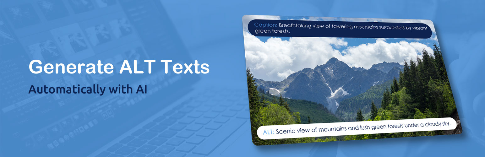 WordPress 外掛 AI Image Alt Text Generator – Imagerr AI 的封面圖片。
