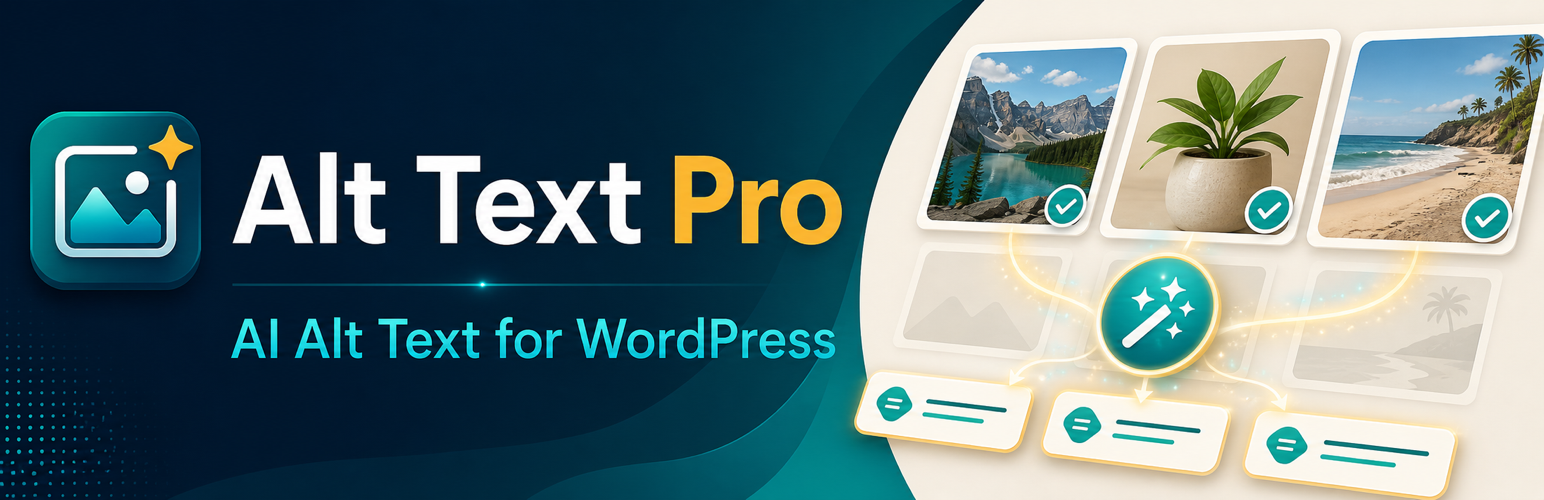 WordPress 外掛 AI Alt Text Pro 的封面圖片