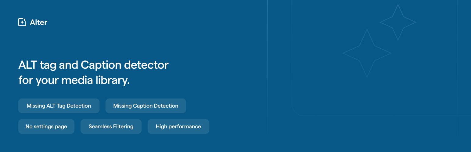 Alter Media – Image Alt Tag and Caption Detector