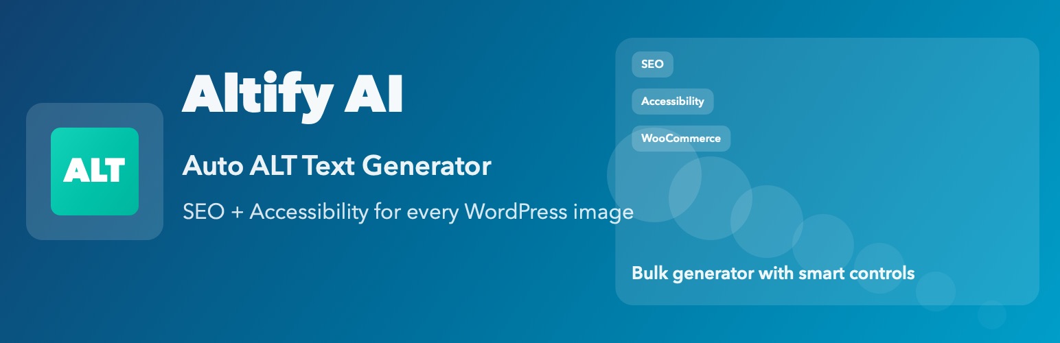 WordPress 外掛 Altify AI – Auto ALT Text Generator 的封面圖片