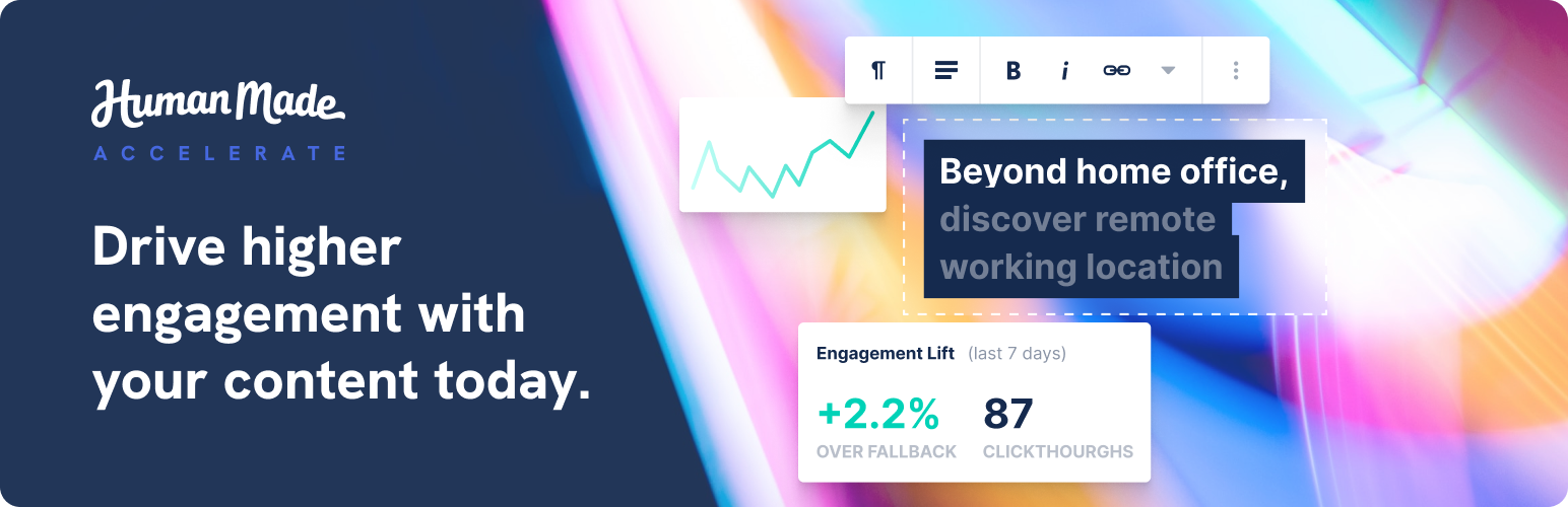 WordPress 外掛 Accelerate 的封面圖片。