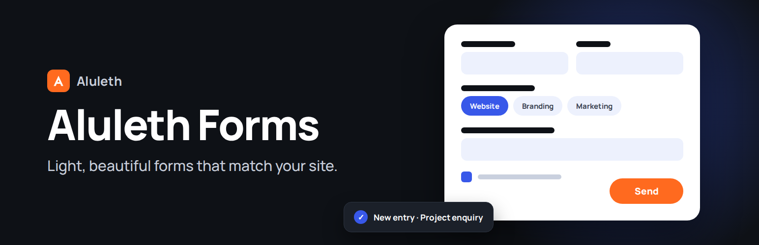 WordPress 外掛 Aluleth Forms 的封面圖片
