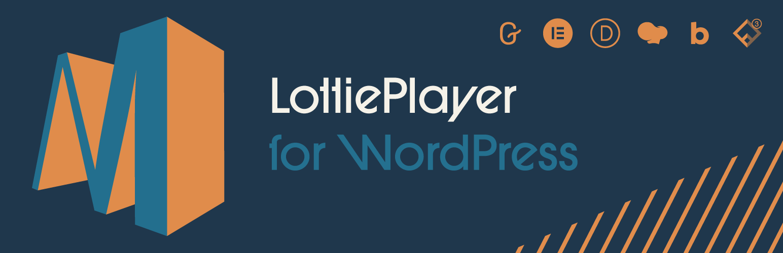 WordPress 外掛 AM LottiePlayer 的封面圖片。