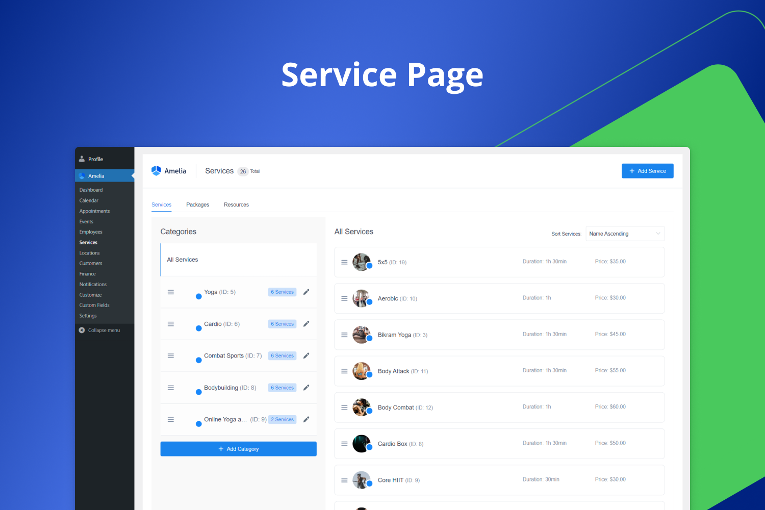 Service Page