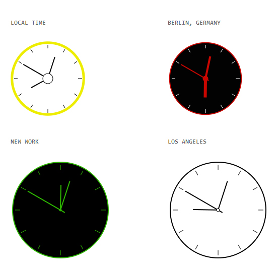 Analog Clock Widget