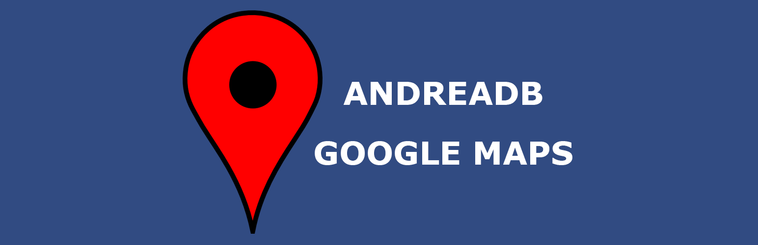 WordPress 外掛 Andreadb Google Maps 的封面圖片。