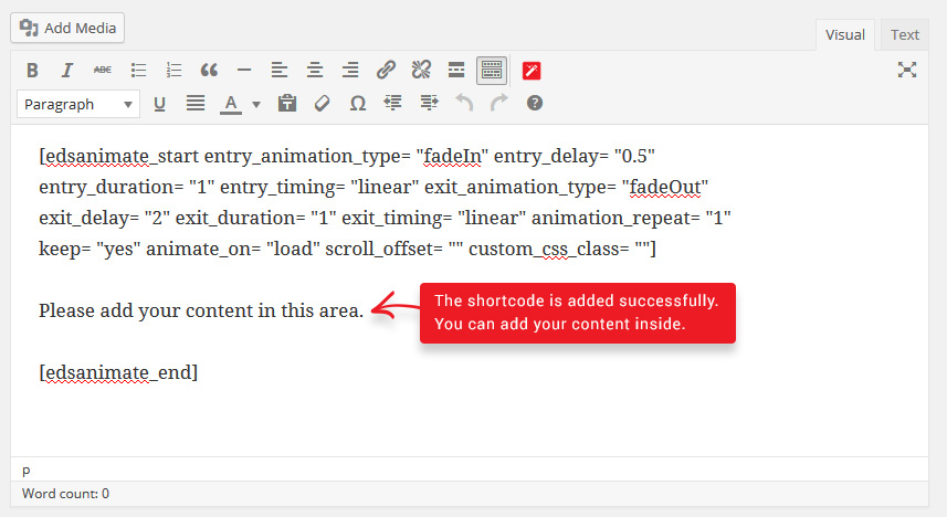 <strong>Update Dummy Content</strong> - Update the content of the block as per your requirement. You can copy and paste the same in Text Widget also.