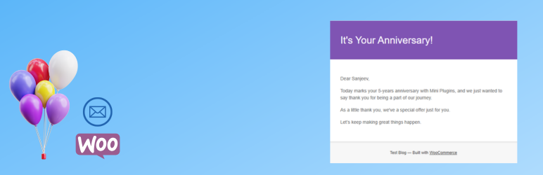 Anniversary For WooCommerce
