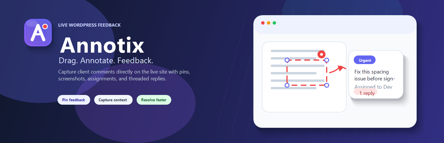 Annotix — Drag, Annotate, Feedback