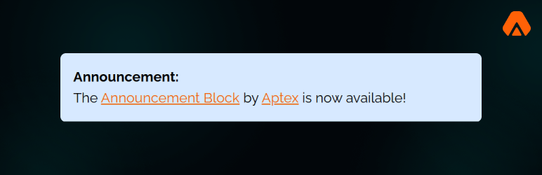 Announcement Block