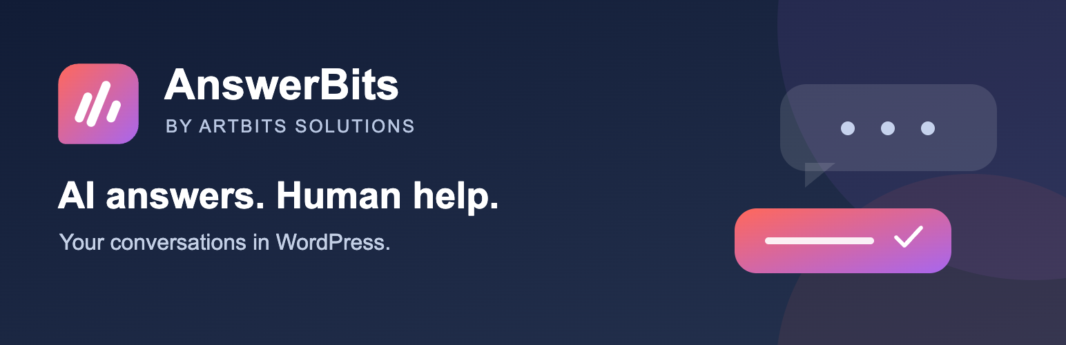 AnswerBits AI Chat &amp; Human Support