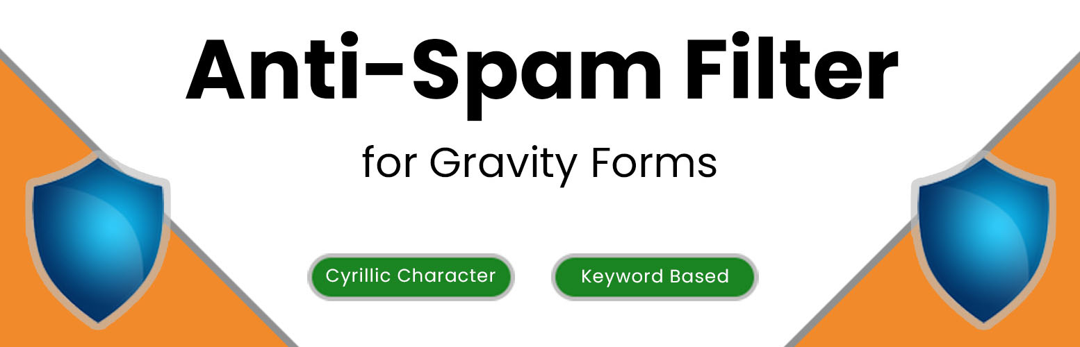 WordPress 外掛 Anti-Spam Filter for Gravity Forms 的封面圖片。