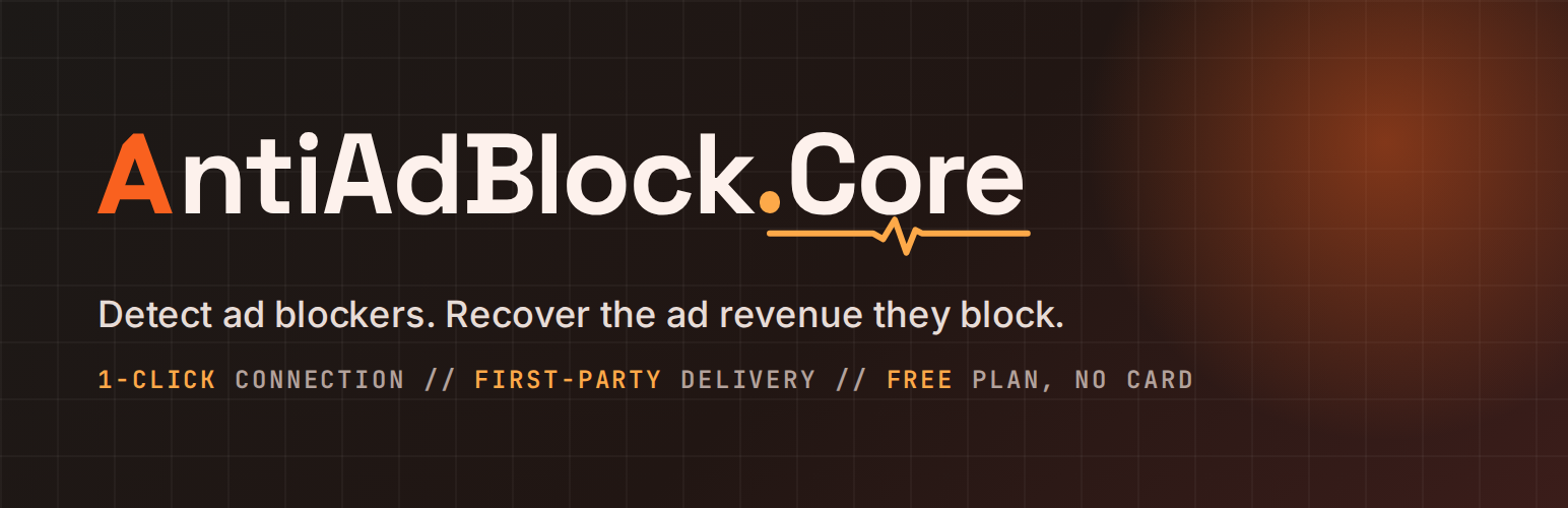 AntiAdBlockCore – AdBlock Recovery preview