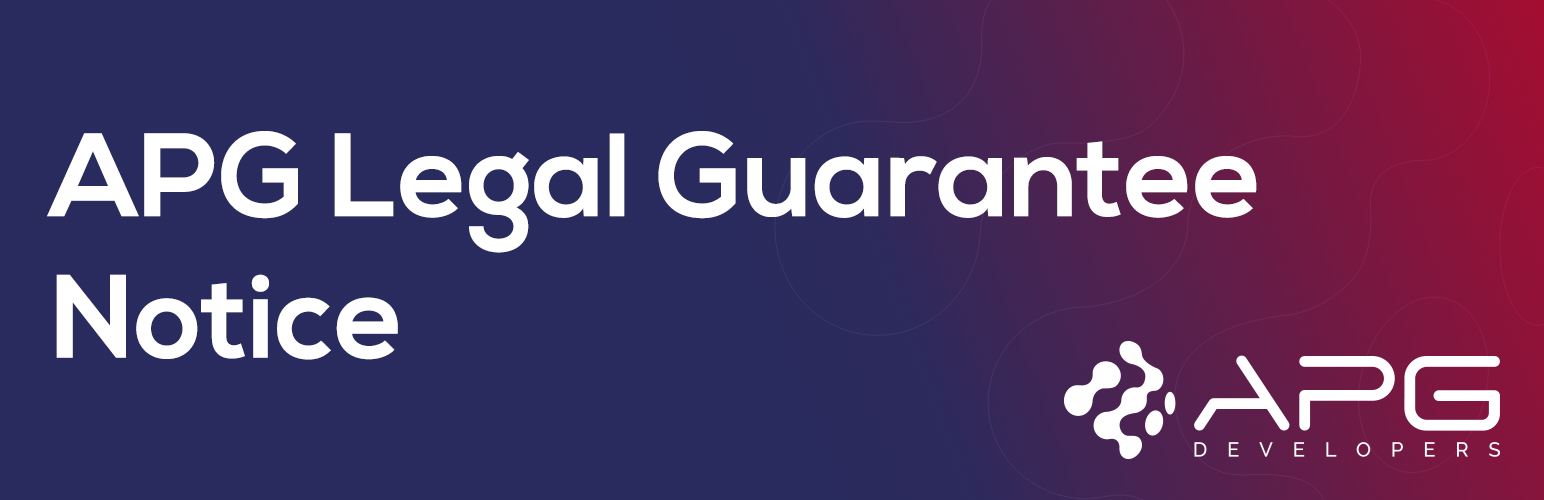 APG Legal Guarantee Notice