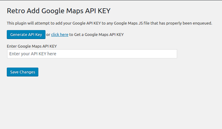 maps key generate google Google KEY API  WordPress â€“ Maps for WordPress.org plugin