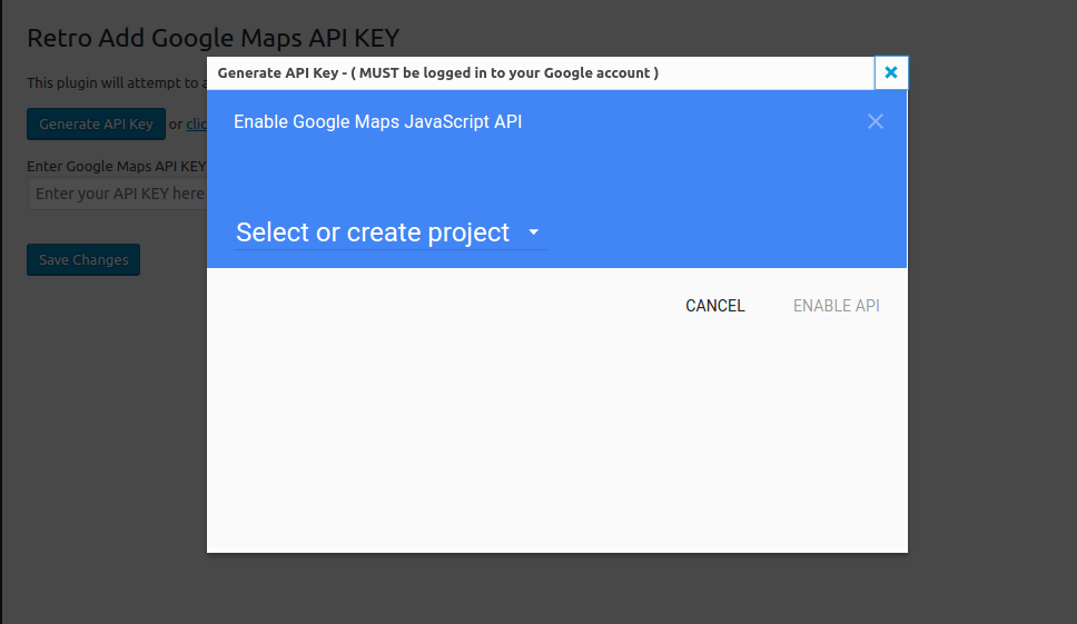 generate api key google maps â€“ API Google Maps  for  KEY WordPress plugin WordPress.org