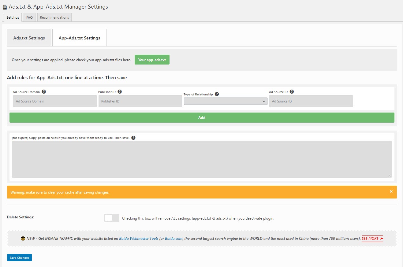 App-ads.txt &amp; Ads.txt Manager