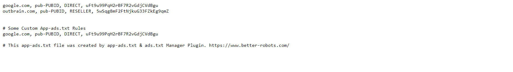 Ads.txt & App-ads.txt Manager for WordPress