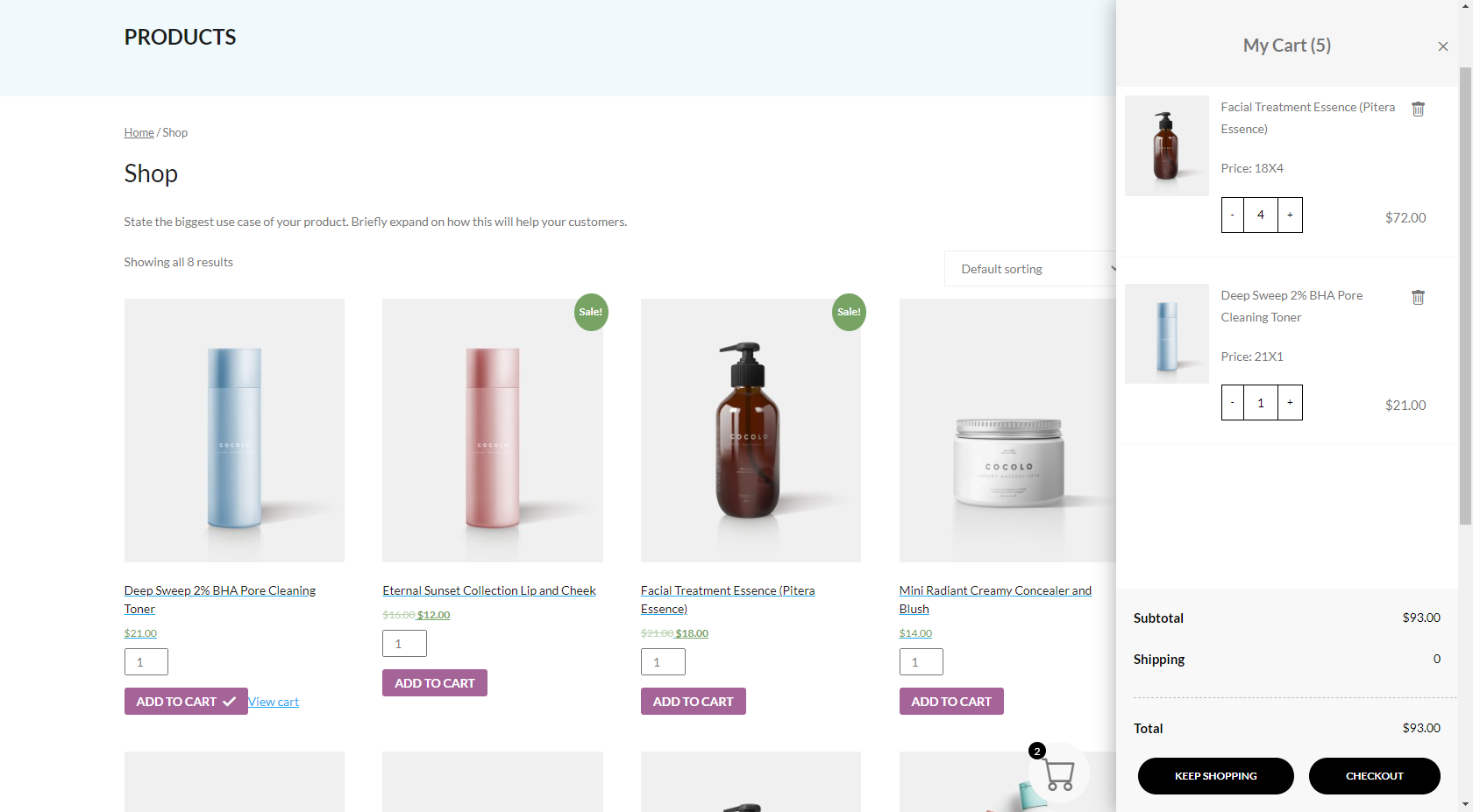 Appify Side Cart &#8211;  WooCommerce based AJAX cart without reloading page