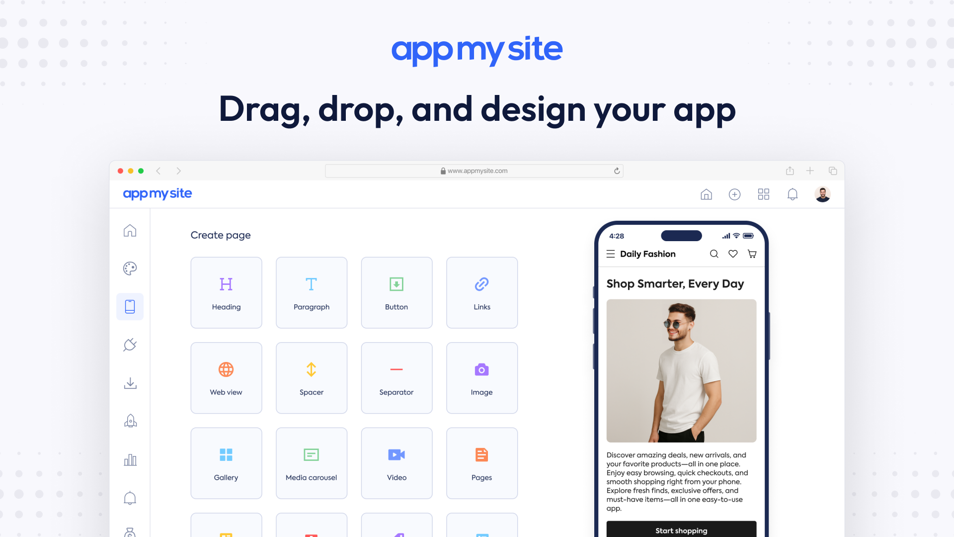 AppMySite – WordPress & WooCommerce Mobile App Builder (No-Code Android & iOS App Maker)