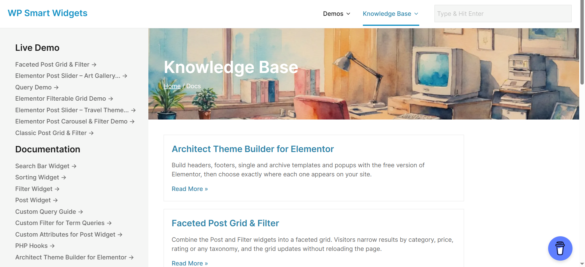 An archive template with the Posts Loop widget.