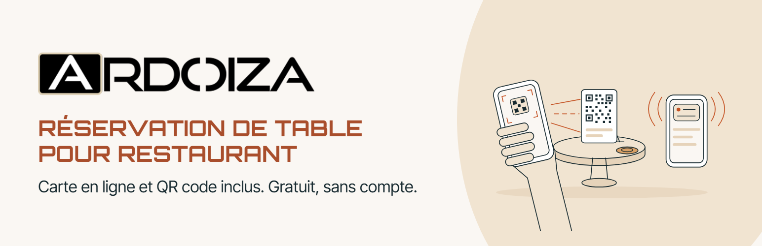 WordPress 外掛 ARDOIZA PRO : réservation de table pour restaurant 的封面圖片