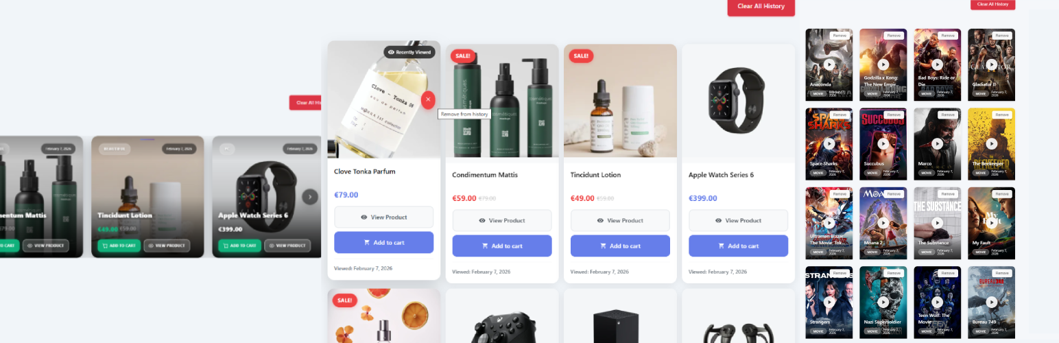 Arewa Recently Viewed Content