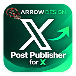 Arrow Design Post Publisher for X 外掛圖示