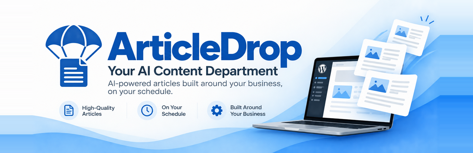 WordPress 外掛 ArticleDrop – AI Article Writer and Image Generator 的封面圖片