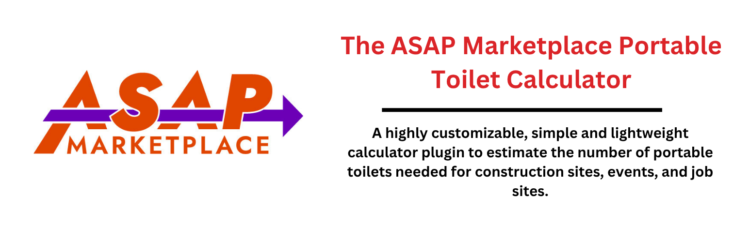 ASAP Portable Toilet Calculator