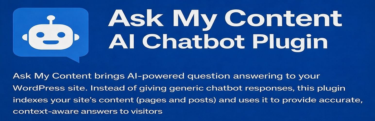 Ask My Content – AI Q&A Chatbot