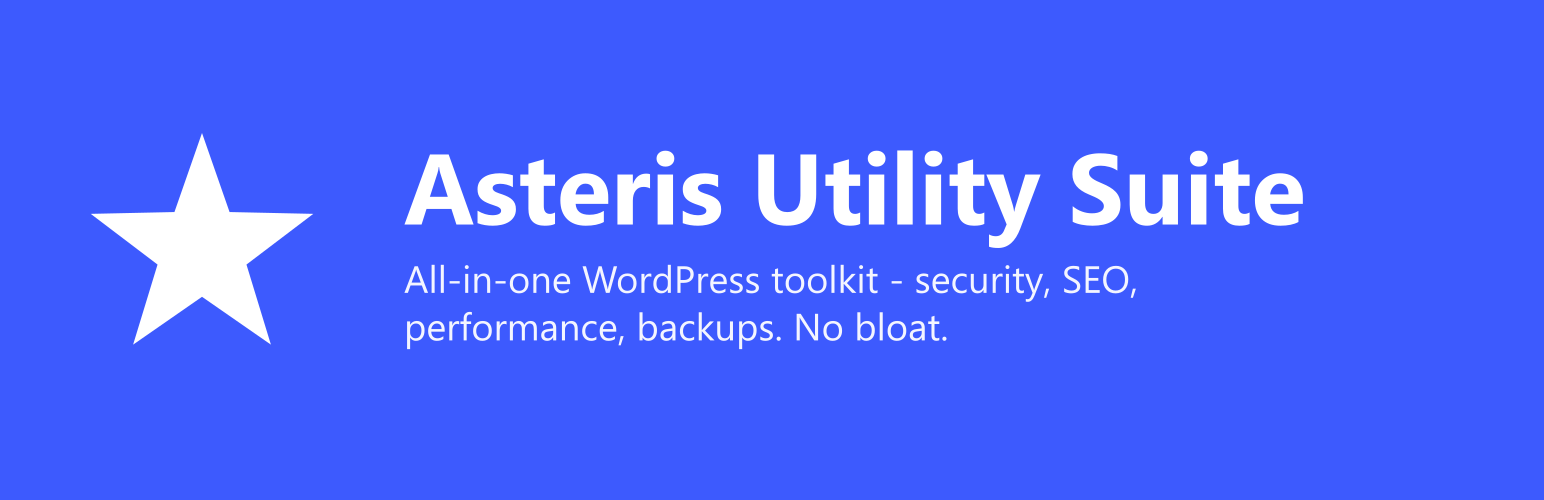 Asteris Utility Suite