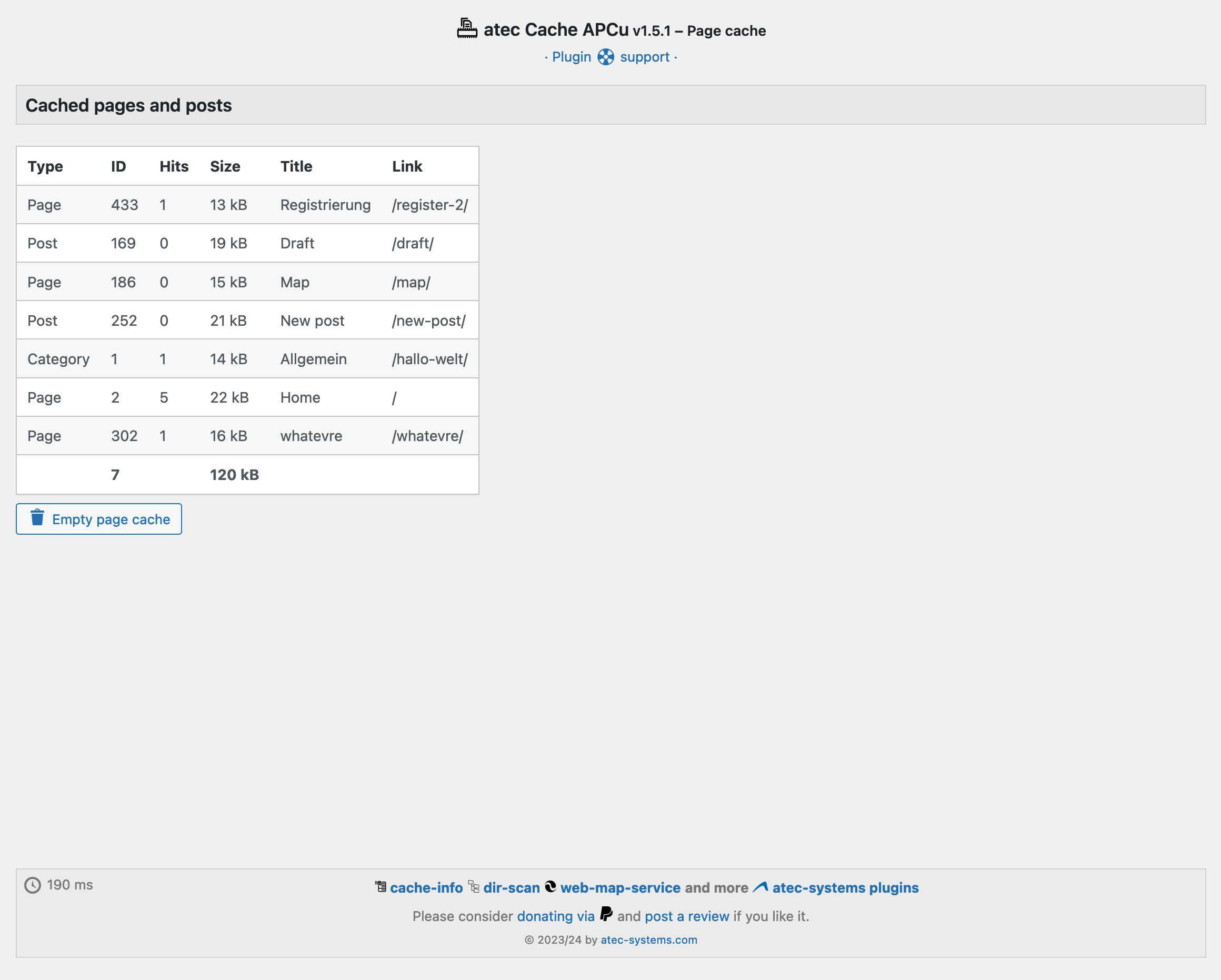 Page Cache Overview