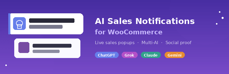 aThemeArt AI Sales Notifications for WooCommerce preview