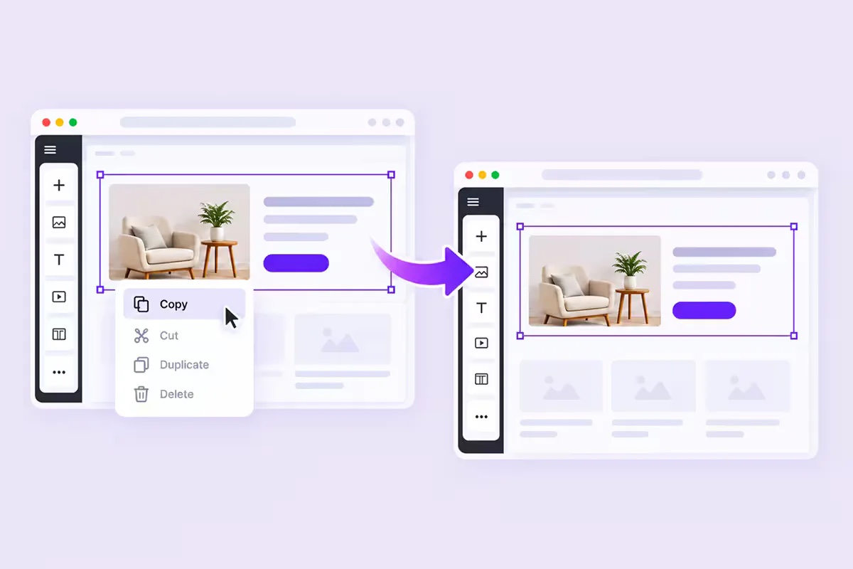 Live Copy Paste: copy Elementor sections and widgets between pages or sites with their styles intact