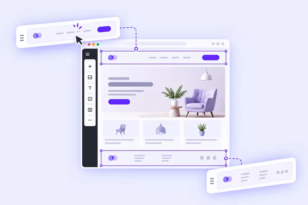 Theme Builder: header, footer, single, archive and WooCommerce templates built in Elementor