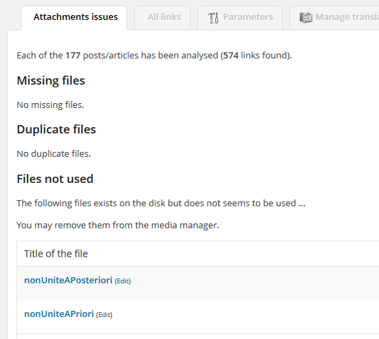 Issue detection