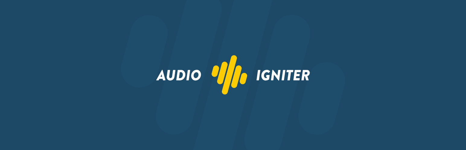 WordPress 外掛 AudioIgniter Music Player 的封面圖片。
