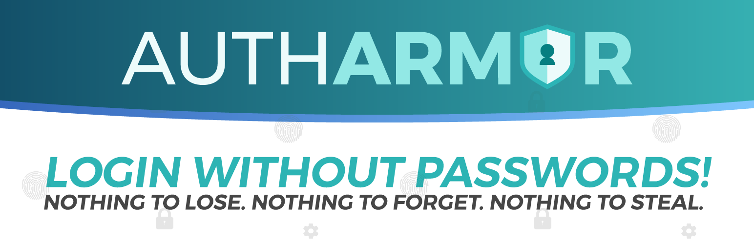 WordPress 外掛 Auth Armor – Passwordless Login 的封面圖片。